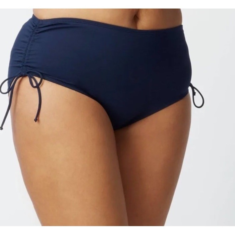 Beach House Size 24W SIDE TIE Admiral Blue New Women's Bikini Bottom UPF 50+